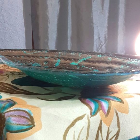 Tear Drop Glass Tray 16×10in. - Picture 8 of 10